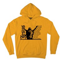 Jesus Christ My God King Lord Savior Strength Prayer Hoodie