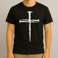 Jesus Christ My Savior Die For My Sins 3 Nails Cross Christian Catholic T-Shirt