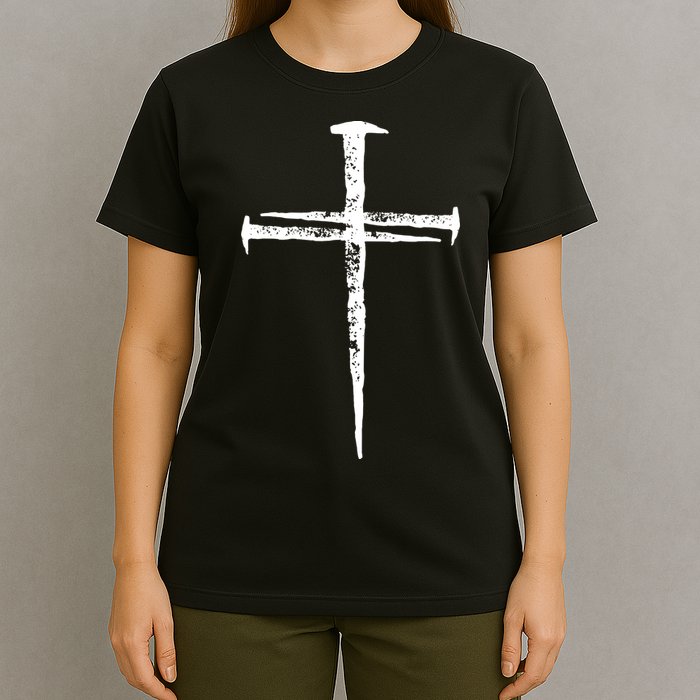 Jesus Christ My Savior Die For My Sins 3 Nails Cross Christian Catholic T-Shirt