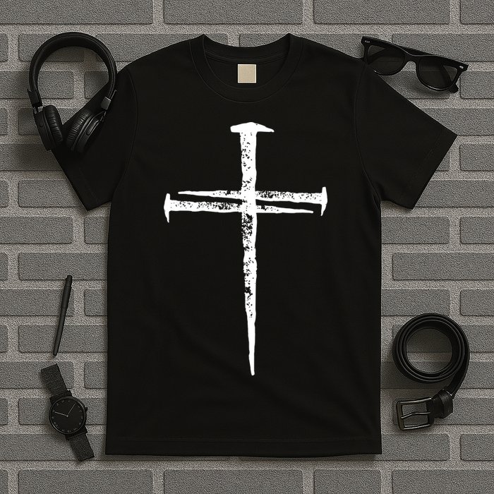Jesus Christ My Savior Die For My Sins 3 Nails Cross Christian Catholic T-Shirt