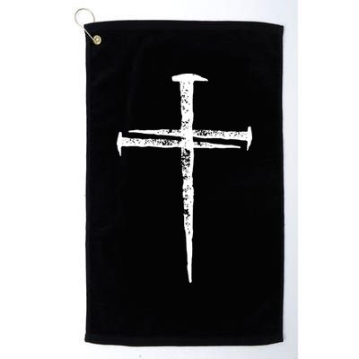 Jesus Christ My Savior Die For My Sins 3 Nails Cross Christian Catholic Golf Towel