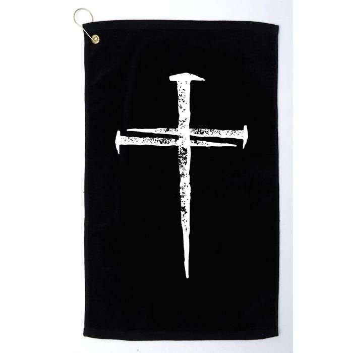 Jesus Christ My Savior Die For My Sins 3 Nails Cross Christian Catholic Golf Towel