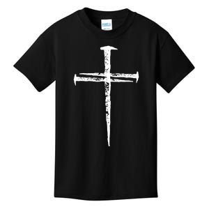 Jesus Christ My Savior Die For My Sins 3 Nails Cross Christian Catholic Kids T-Shirt