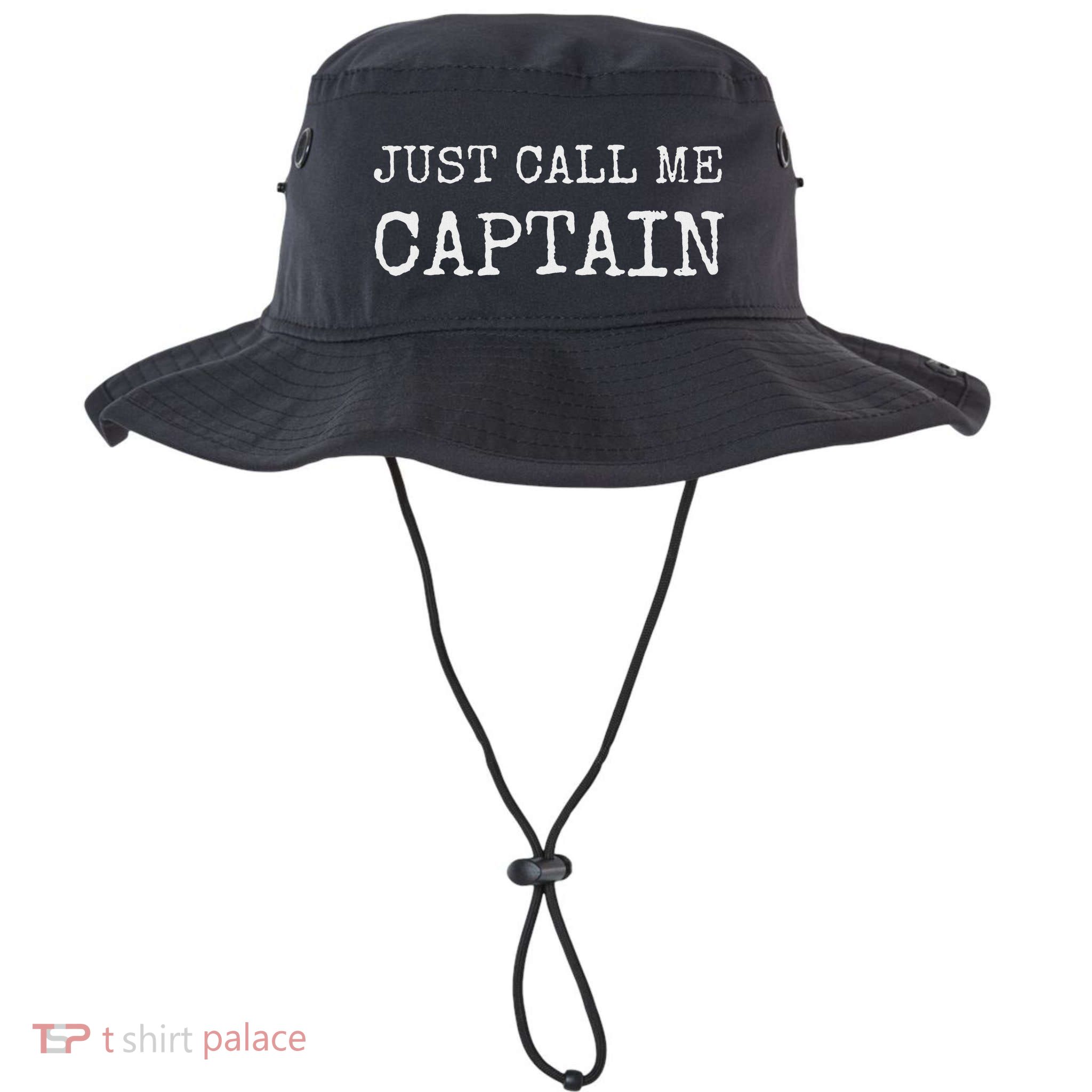 Just Call Me Captain Funny Pilo Bucket Hat