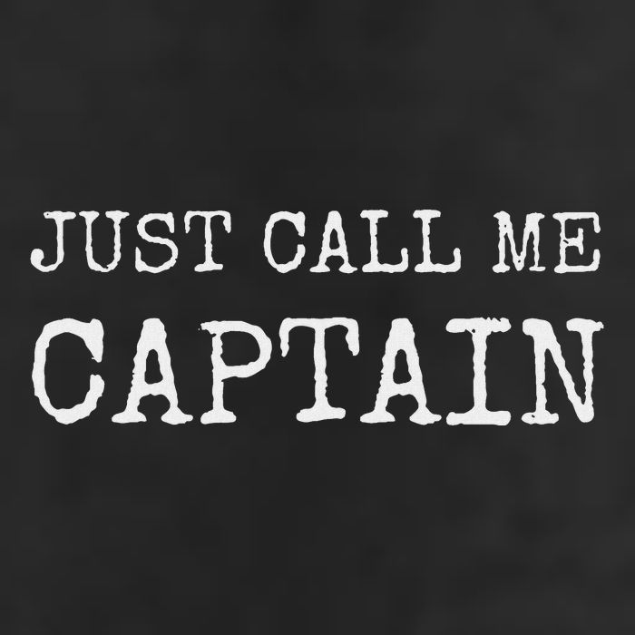 Just Call Me Captain Funny Pilo Trucker Hat