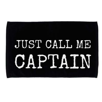 Just Call Me Captain Funny Pilo Microfiber Hand Towel