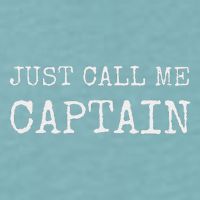 Just Call Me Captain Funny Pilo Sueded Cloud Jersey T-Shirt