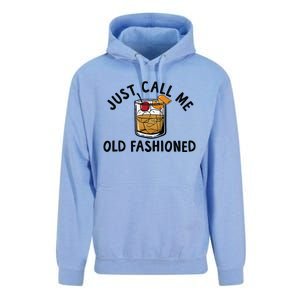 Just Call Me Old Fashioned Funny Cocktail Unisex Surf Hoodie