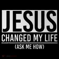 Jesus Changed My Life Ask Me How Jesus Pom Pom 12in Knit Beanie