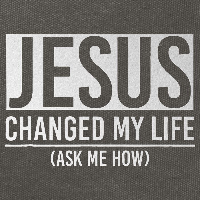 Jesus Changed My Life Ask Me How Jesus Cotton Canvas Backpack