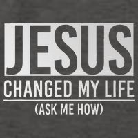 Jesus Changed My Life Ask Me How Jesus Vector Backpack
