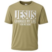 Jesus Changed My Life Ask Me How Jesus Performance Shirt