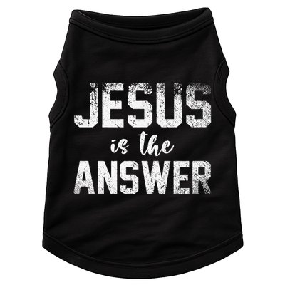 Jesus Changed My Life Ask Me How Jesus 1 Doggie Tank