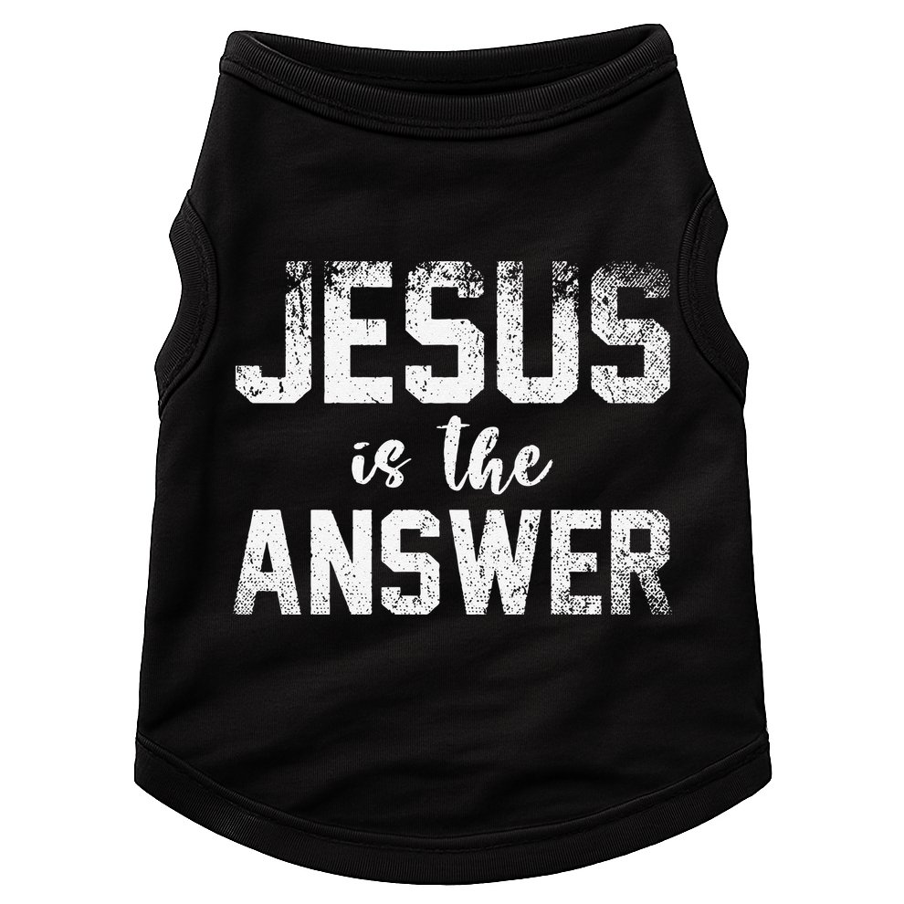 Jesus Changed My Life Ask Me How Jesus 1 Doggie Tank