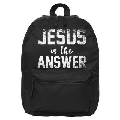 Jesus Changed My Life Ask Me How Jesus 1 16 in Basic Backpack