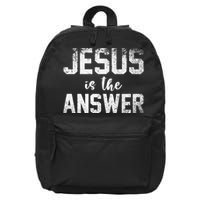 Jesus Changed My Life Ask Me How Jesus 1 16 in Basic Backpack