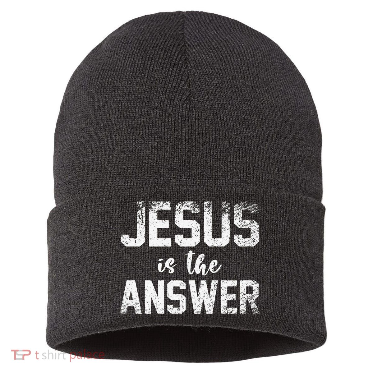 Jesus Changed My Life Ask Me How Jesus 1 Sustainable Knit Beanie