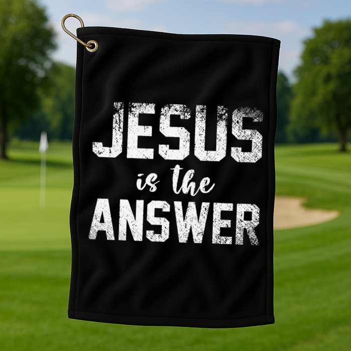 Jesus Changed My Life Ask Me How Jesus 1 Golf Towel