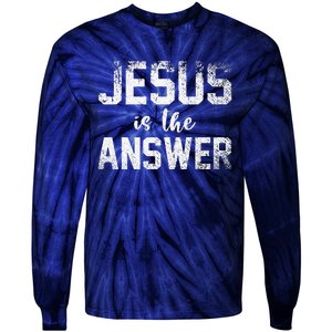 Jesus Changed My Life Ask Me How Jesus 1 Tie-Dye Long Sleeve Shirt