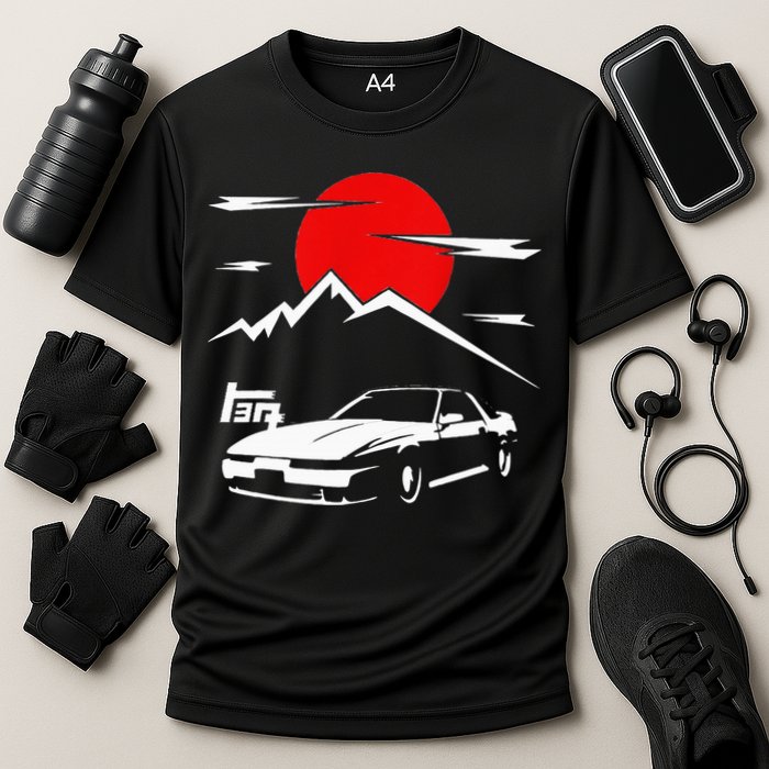 Jdm Car Mk3 Supra Ma70 A70 7mge Cooling Performance Crew T-Shirt
