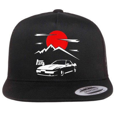 Jdm Car Mk3 Supra Ma70 A70 7mge Flat Bill Trucker Hat