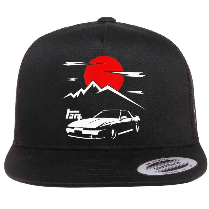 Jdm Car Mk3 Supra Ma70 A70 7mge Flat Bill Trucker Hat