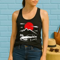 Jdm Car Mk3 Supra Ma70 A70 7mge Womens Tank Top