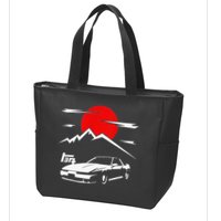 Jdm Car Mk3 Supra Ma70 A70 7mge Zip Tote Bag