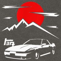 Jdm Car Mk3 Supra Ma70 A70 7mge Cotton Canvas Backpack