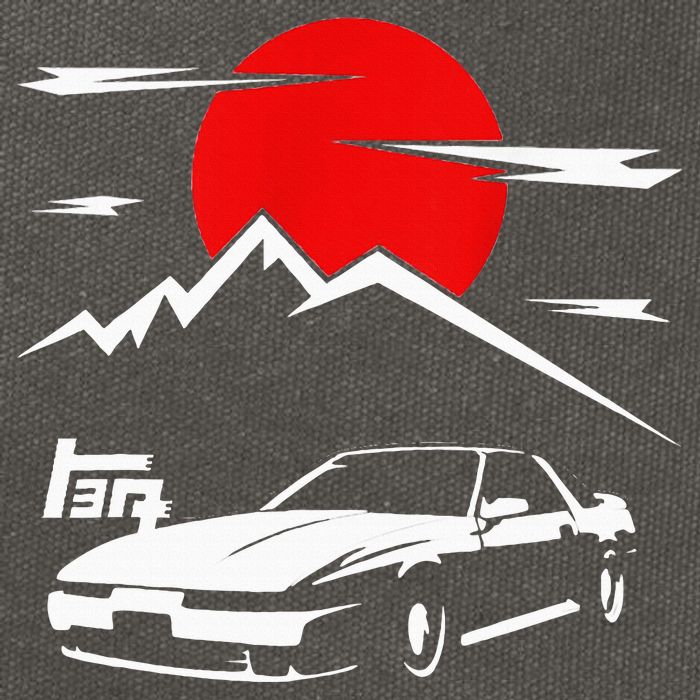 Jdm Car Mk3 Supra Ma70 A70 7mge Cotton Canvas Backpack