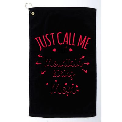 Just Call Me The Mountain Biking Mom Mtb MotherS Day Gift Golf Towel