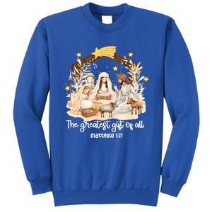 Jesus Christmas Nativity Scene Sweatshirt