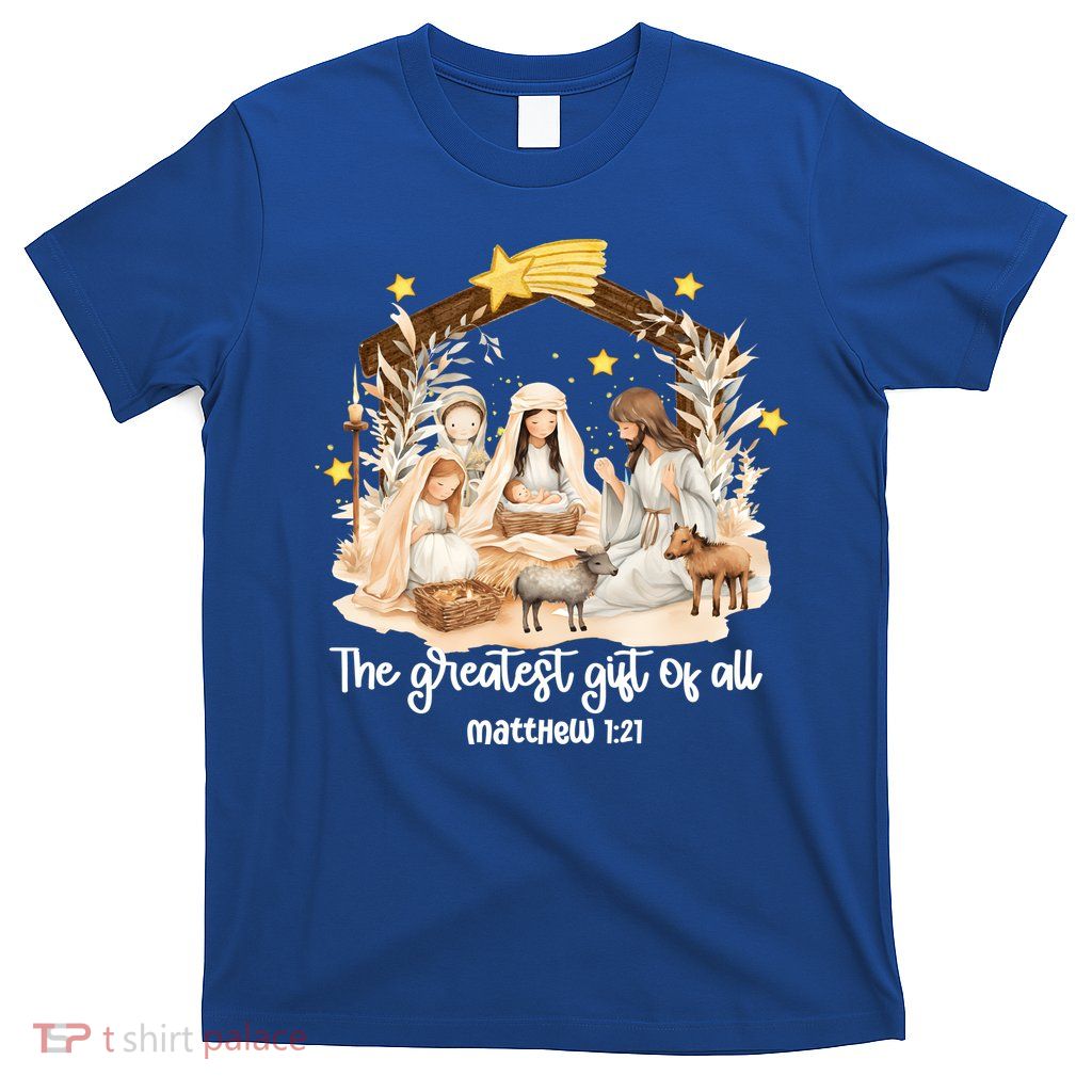 Jesus Christmas Nativity Scene T-Shirt