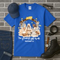 Jesus Christmas Nativity Scene Tall T-Shirt