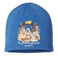 Jesus Christmas Nativity Scene Sustainable Beanie