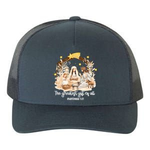 Jesus Christmas Nativity Scene Yupoong Adult 5-Panel Trucker Hat