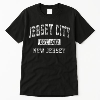 Jersey City Nj Vintage Sports Pride Tall T-Shirt