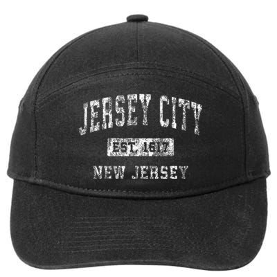 Jersey City Nj Vintage Sports Pride 7-Panel Snapback Hat