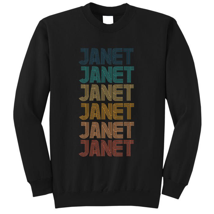 Janet Classic Name Cool 80s 90s Sweatshirt