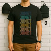 Janet Classic Name Cool 80s 90s T-Shirt