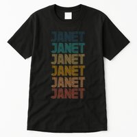 Janet Classic Name Cool 80s 90s Tall T-Shirt