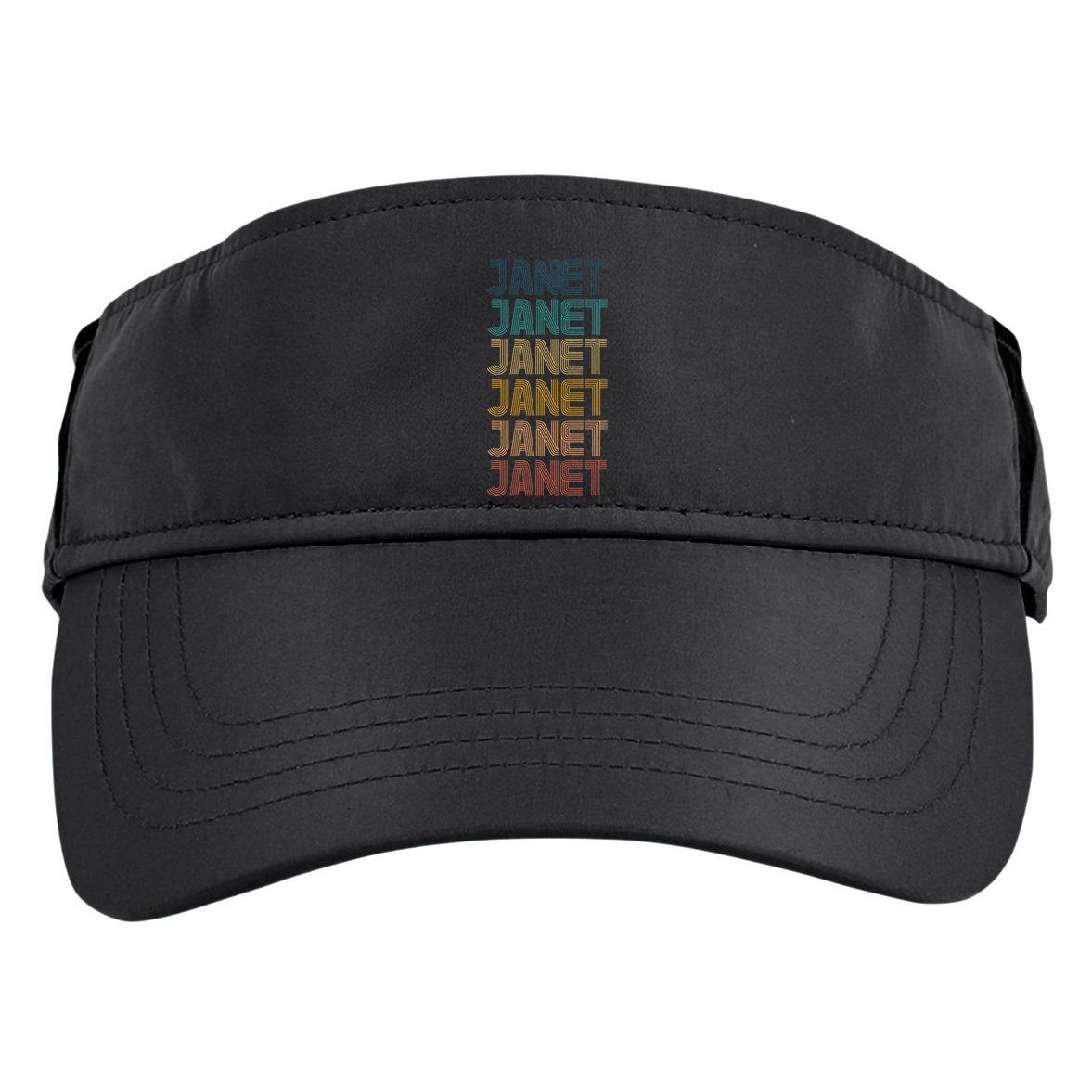 Janet Classic Name Cool 80s 90s Adult Drive Performance Visor