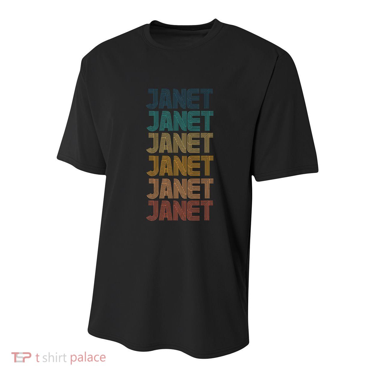 Janet Classic Name Cool 80s 90s Youth Performance Sprint T-Shirt