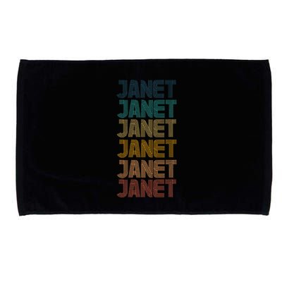 Janet Classic Name Cool 80s 90s Microfiber Hand Towel