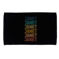 Janet Classic Name Cool 80s 90s Microfiber Hand Towel
