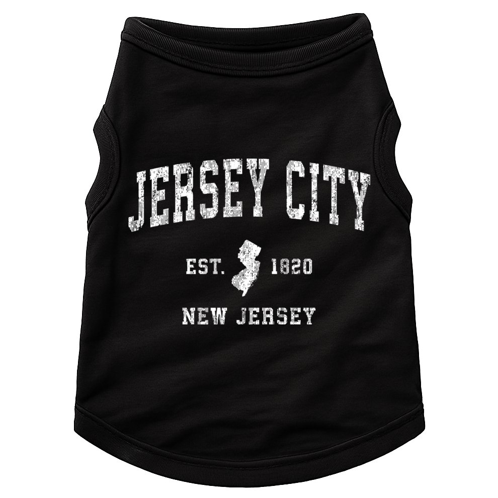 Jersey City New Jersey Nj Vintage Sports Doggie Tank