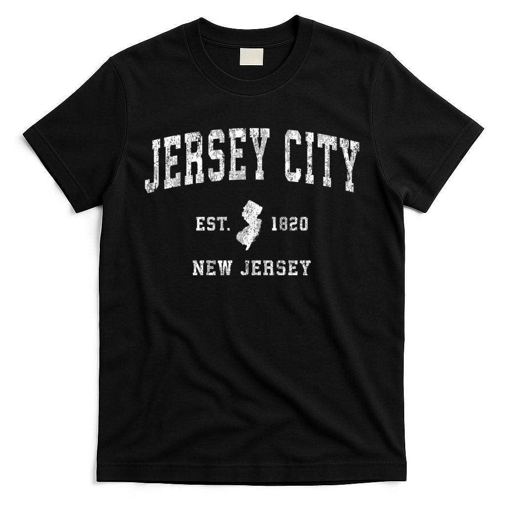 Jersey City New Jersey Nj Vintage Sports T-Shirt