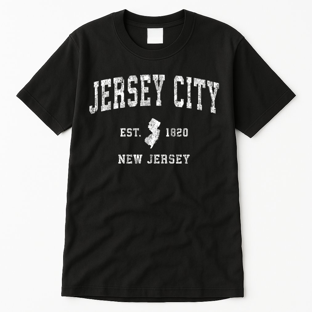 Jersey City New Jersey Nj Vintage Sports Tall T-Shirt