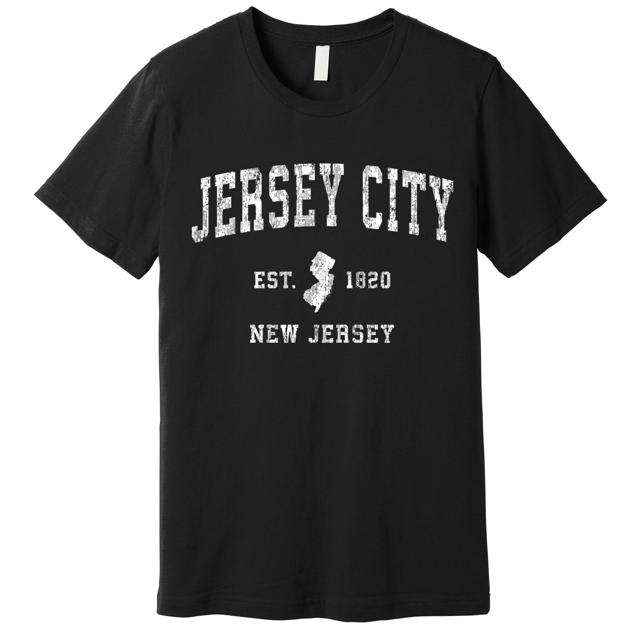 Jersey City New Jersey Nj Vintage Sports Premium T-Shirt