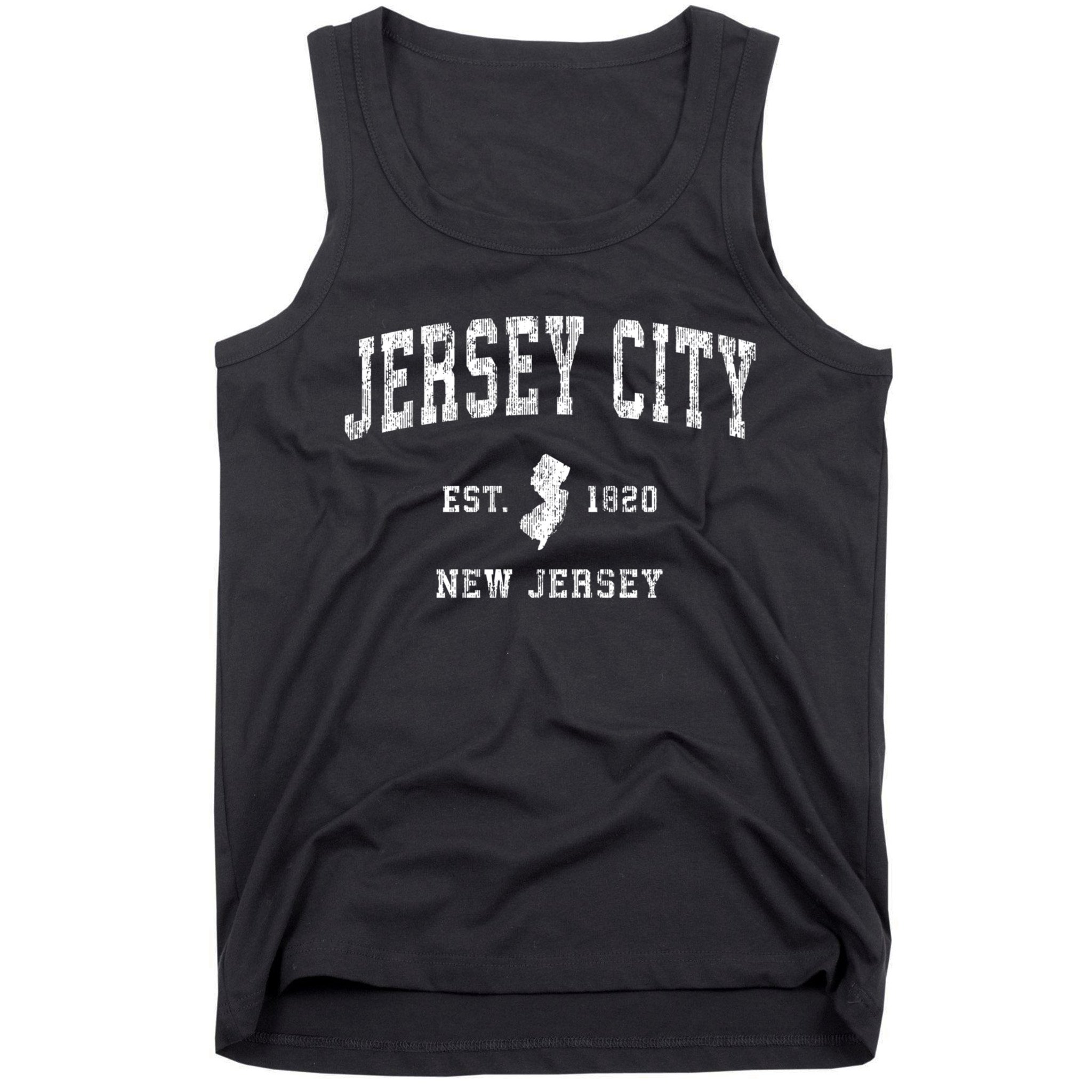 Jersey City New Jersey Nj Vintage Sports Tank Top
